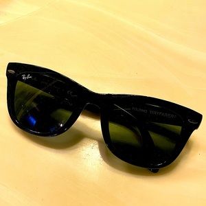 Ray Bans - Foldable Wayfarers - Black